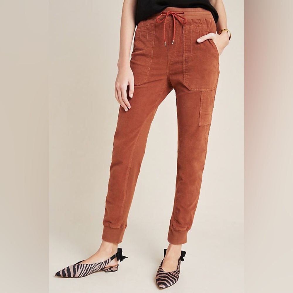 Anthropologie Leigh Corduroy Joggers size M